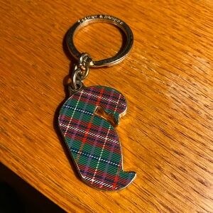 Plaid Dooney Duck Keychain